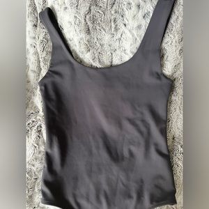 Gray body suit